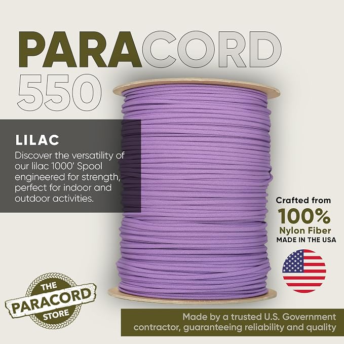 The Paracord Store | Type III 550 Paracord - 250 FT Spool - Image 2