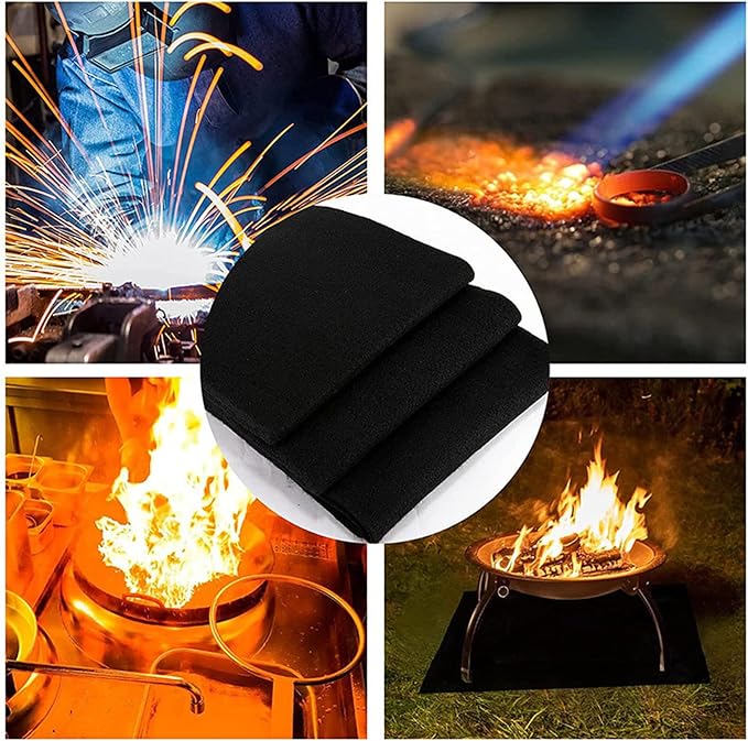 39"x39" Welding Fireproof Blanket Flame Retardant Mat Anti Fire Pad Outdoor - Image 3