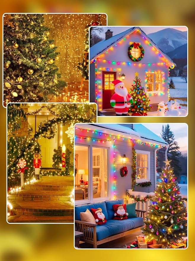 1000 LED 330 FT Color Changing Christmas Lights - Image 6