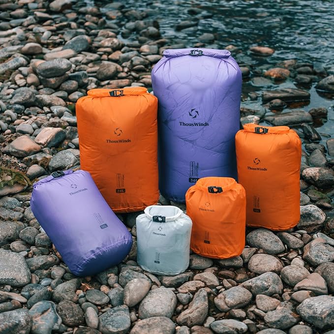 Thous Winds 6L Dry Bag, Lightweight Waterproof Bag, Roll Top Design - Image 8