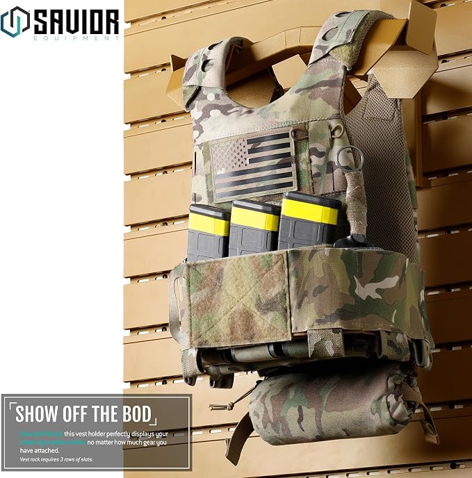 Savior Equipment Wall Rack System H.A.B Attachment Tactical Gear Wall Mount - Image 4