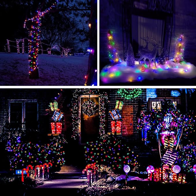 suddus 33ft 100 LED Outdoor String Lights, Led Twinkle Lights - Image 10