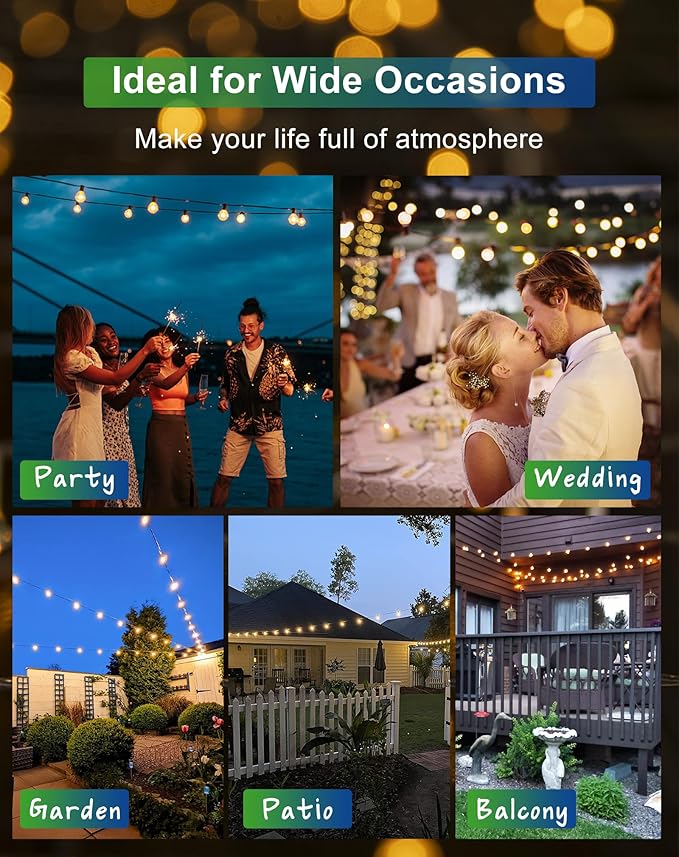 Zuske Solar String Lights Outdoor Waterproof 100FT - Image 7