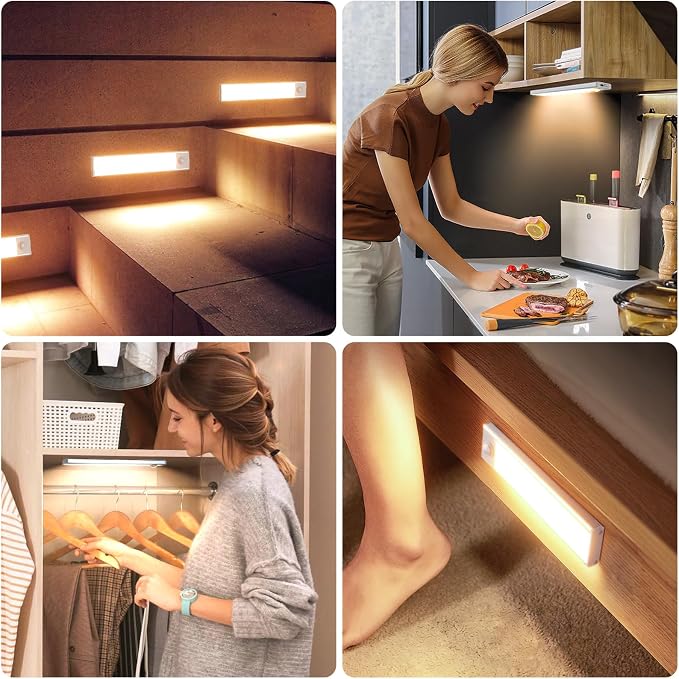 6 Pack Under Cabinet Lights Wireless, 50 LED Motion Sensor Light Indoor - Image 7