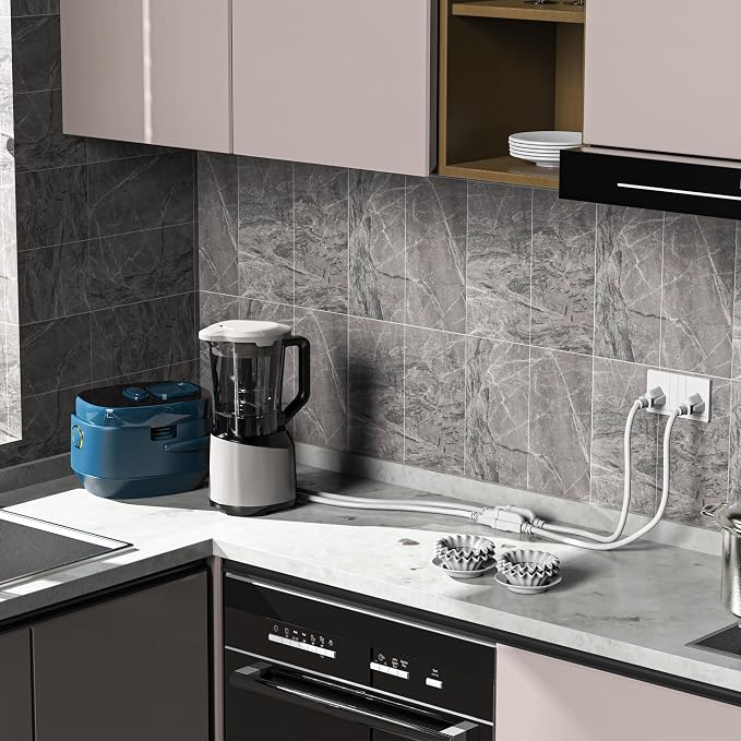 Power Extension Cord 7FT/84Inch, 3 Prong Grounded Electric Extension Cable - Image 6