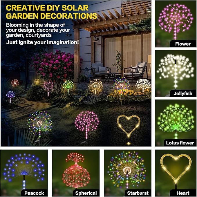 2 Pack Garden Decoration Solar Outdoor Light - Image 6