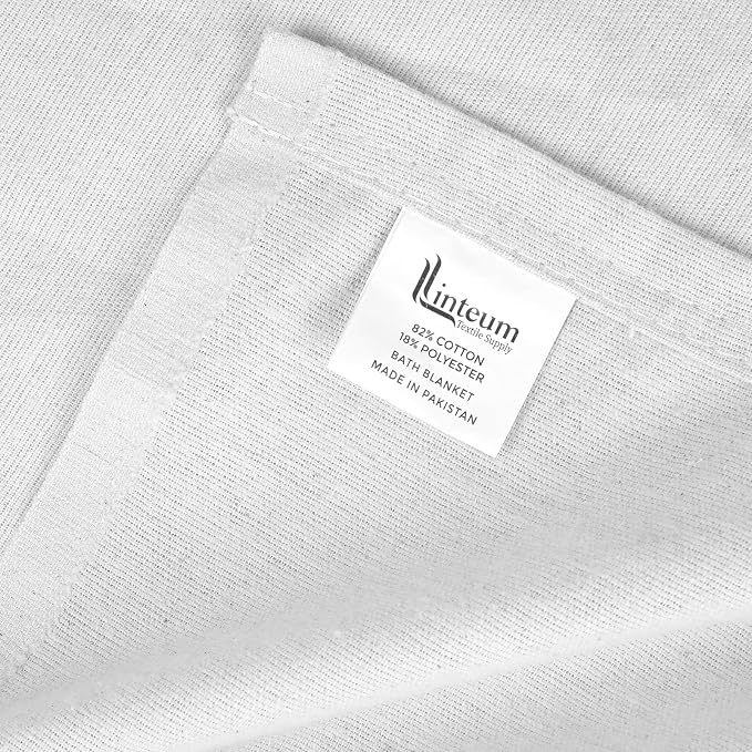 Linteum Textile Cotton Blended Hospital Patient Bath Blanket, Bed Bath Sheet - Image 5