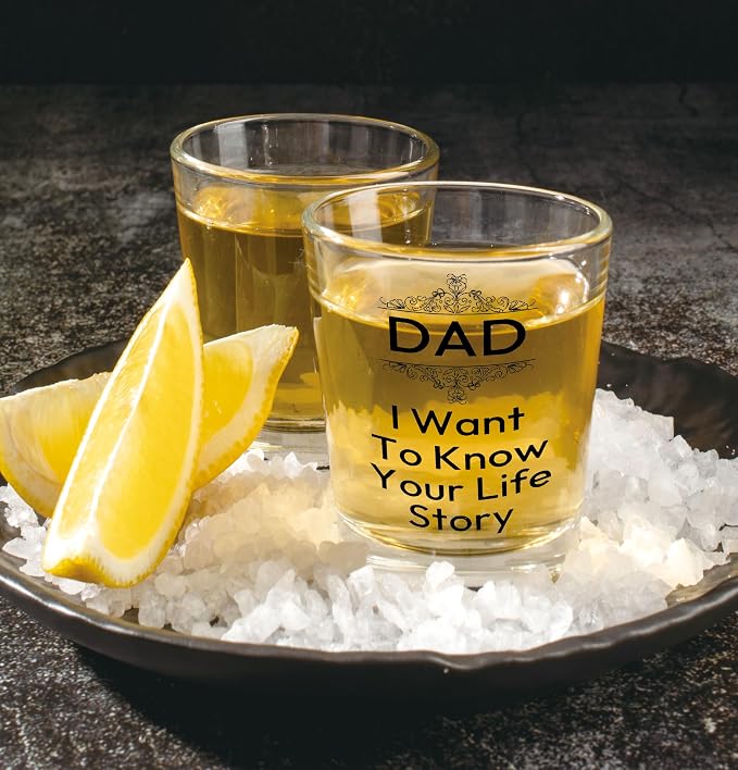 Nogrit Dad Whiskey Glasses 10 oz, Best Dad Gifts - Image 3