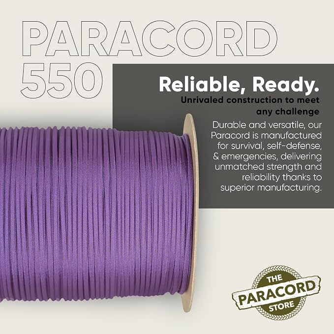 The Paracord Store | Type III 550 Paracord - 1000 FT Spool - Image 3