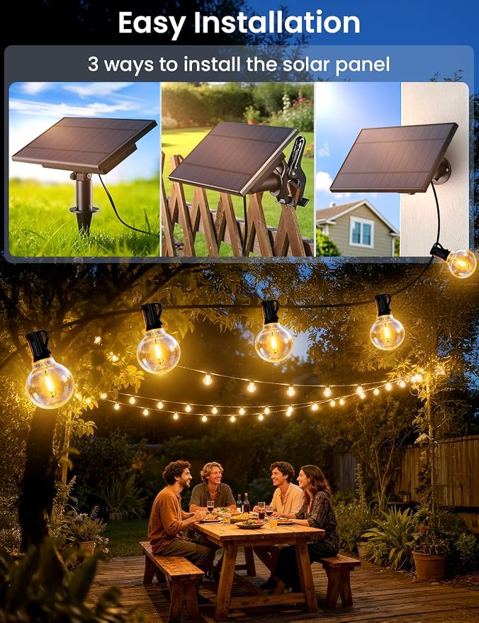 Brightever G40 Solar String Lights Outdoor - Image 5
