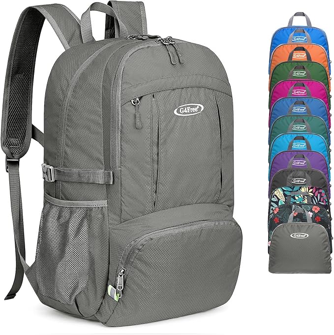 G4Free 40L Lightweight Packable Hiking Backpack, Waterproof Travel Daypack by G4Free