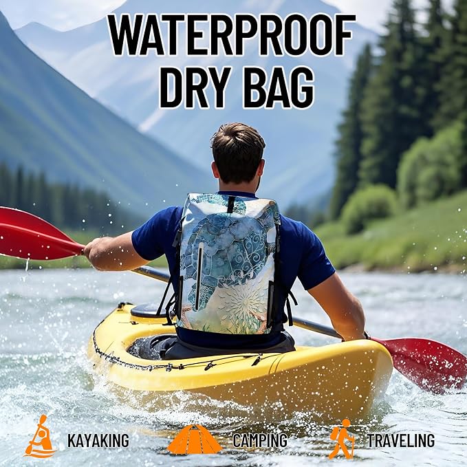 Dry Bags Waterproof for Marine Kayaking Boating Camping Swimming Keeps Gear - Image 7
