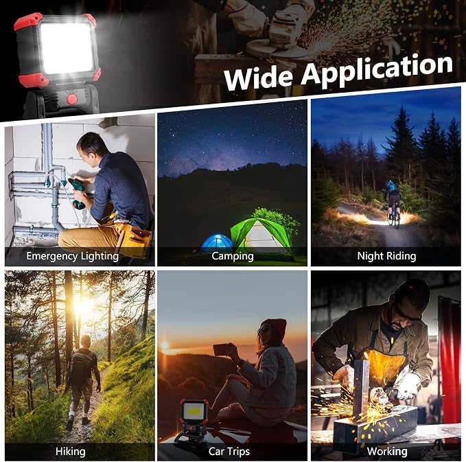 Tresda LED Rechargeable Work Light - Image 6