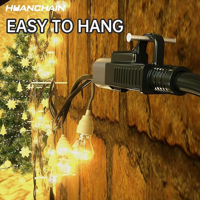 HUANCHAIN 10 FT 2 Pack Outdoor Extension Cord Waterproof, 16/3 Gauge 3 Prong - Image 4