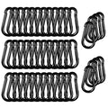 40PCS M5 Heavy Duty Carabiner Clip, 2Inch Snap Hook Quick Link Small Carabiner by XHAMXE