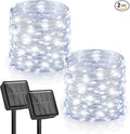 Minetom 2 Pack Solar String Lights, Total 66Ft 200 LED Solar Fairy Lights by Minetom