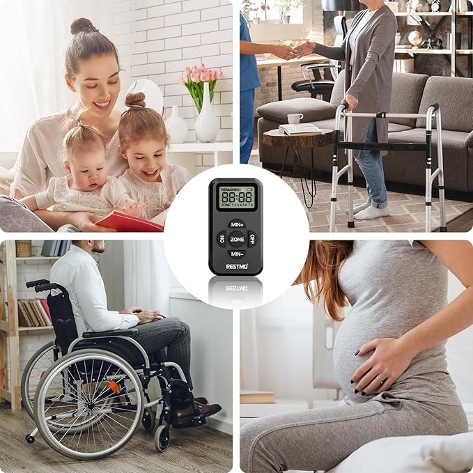 RESTMO RF Remote Controlled Sprinkler Timer with Brass Inlet & Outlet, Programmable Water Timer for Garden Hose, Automatic | Manual | Rain Delay for Outdoor Faucet, Drip Irrigation and Lawn Watering