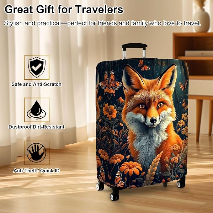 Luggage Cover Protector for 22-24 Inch Suitcases, TSA Approved Elastic Travel - Image 7