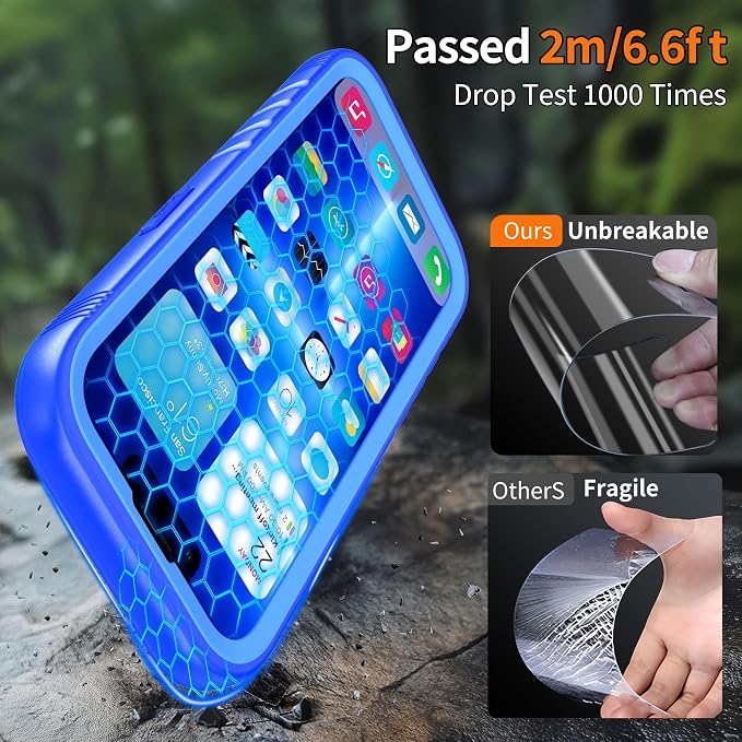 Cozycase Compatible with iPhone 14 Plus Waterproof Case - Image 4