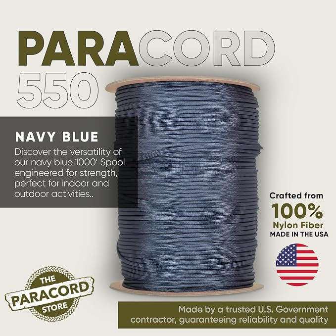 The Paracord Store | Type III 550 Paracord - 250 FT Spool - Image 2