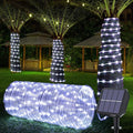 Solar Rope Lights, 66ft 200LED Solar String Lights, 8 Modes Waterproof Solar by Jnaurb