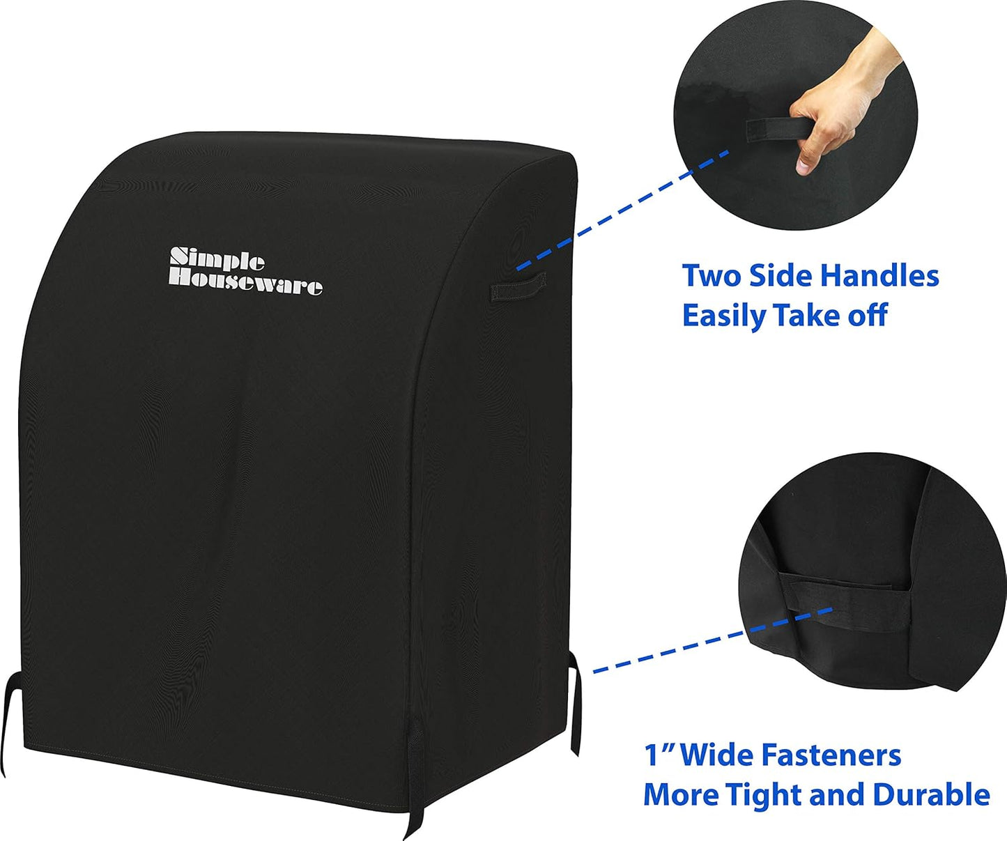 Simple Houseware 32 in. Waterproof Heavy Duty Gas BBQ Grill Cover, Weather-Resistant Polyester