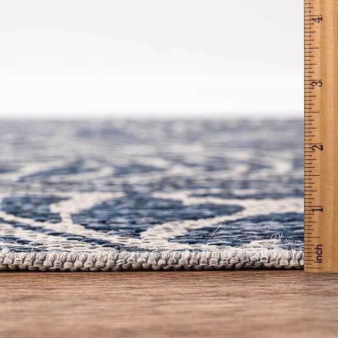 Keen Home Design Terrace Outdoor Area Rug - 6x9 Washable Indoor/Outdoor Rug for Patio, Kitchen, Balcony, Beach, Garden, Deck and Porch, Size: 6'x8'10"