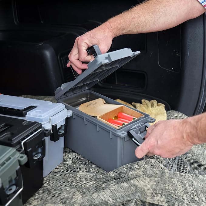 Sheffield 12628 Ammo Storage Box, Stackable .30 Cal Field Boxes, Water and Dust - Image 9