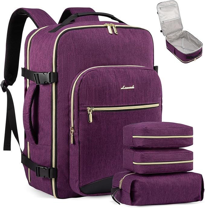 LOVEVOOK Travel Backpack for Women & Men 50L, Airline Approved Carry On - Image 9