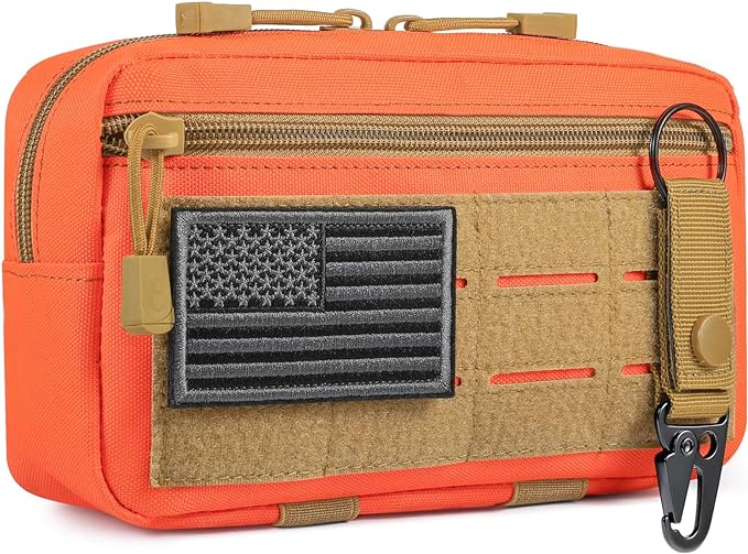 FRTKK Tactical Molle Admin Pouch Utility Laser Cut EDC Tool Pouch Bag by FRTKK