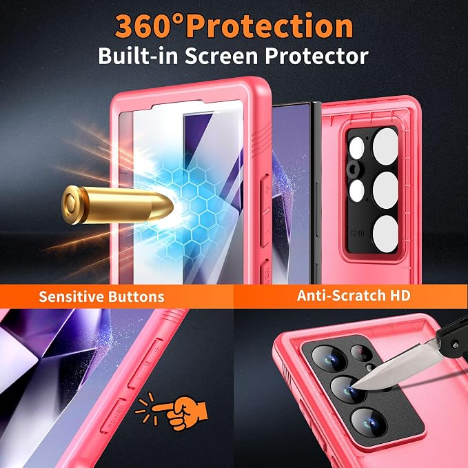 Cozycase for Samsung Galaxy S24 Ultra Waterproof Case - Image 5