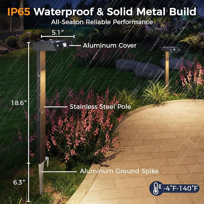 XMCOSY+ Solar Pathway Lights - Image 4
