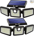 AmeriTop Solar Lights Outdoor, 2 Pack 128 High Brightness LED Cordless Solar by AmeriTop