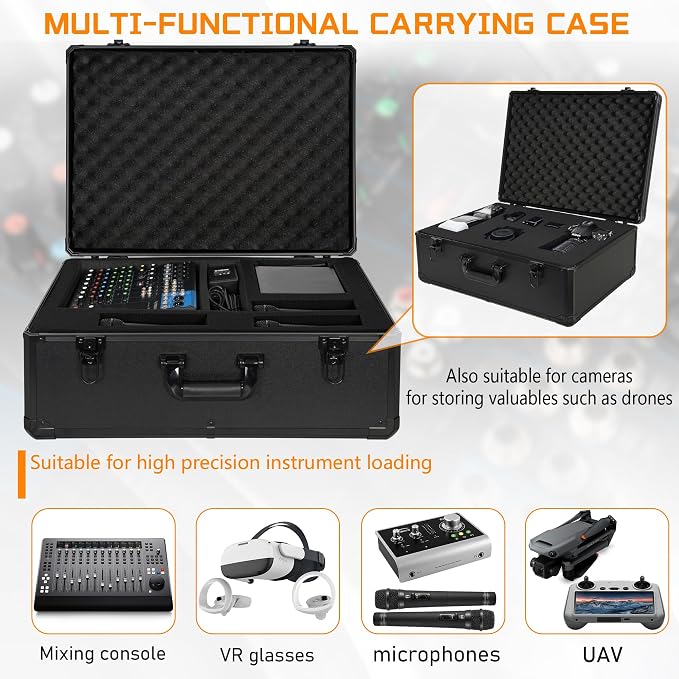 23 Inch Aluminum Carrying Case 23 X 16.5 X 8.6 Inch Ideal - Image 5