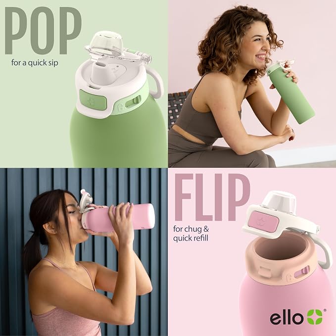 Ello Pop & Fill 22oz Stainless Steel Water Bottle - Image 5
