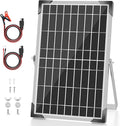 Voltset Solar Battery Trickle Charger: 10 Watt 12V Solar Panel Maintainer by Voltset