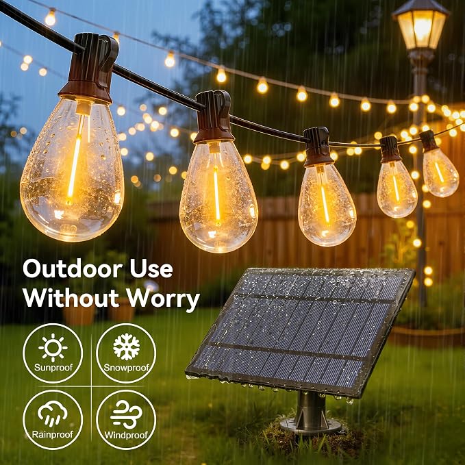 Ollny S11 30FT Solar String Lights Outdoor - Image 4