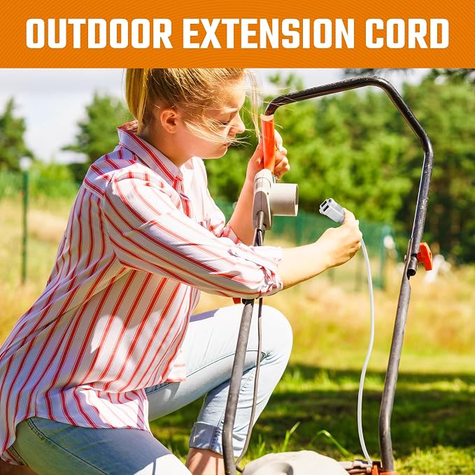 Heavy Duty Outdoor Extension Cord/Wire Power Cable, Indoor/Outdoor Power Cord - Image 3