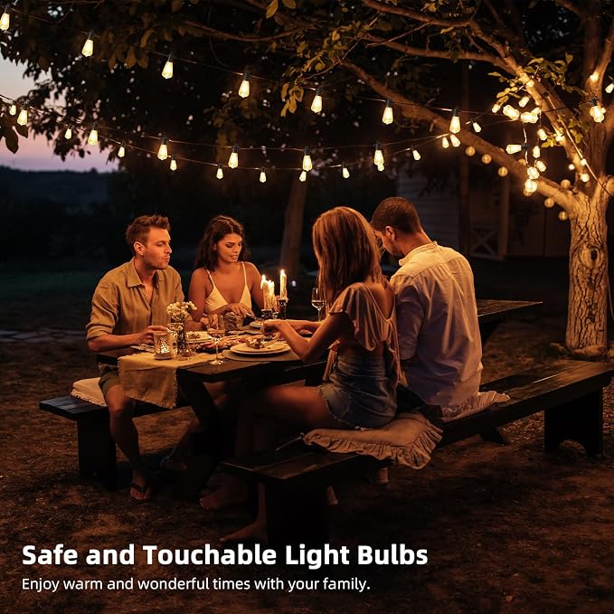 FOOMAN LED Outdoor String Lights, 200FT Outside Waterproof Patio Lights - Image 9