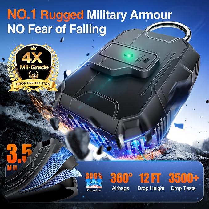 Armoured Heavy Duty for AirPods Pro2 Generation Case - Image 2