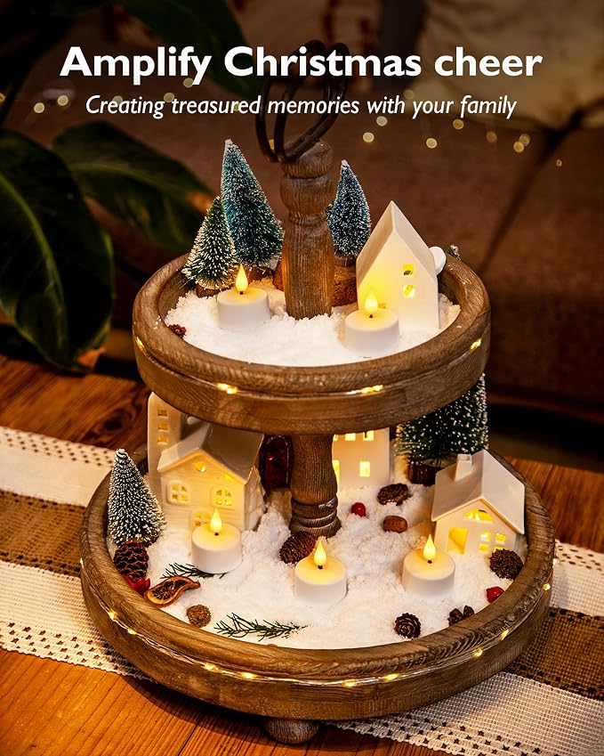 Homemory Rechargeable Tea Lights Flameless Candles - Image 5