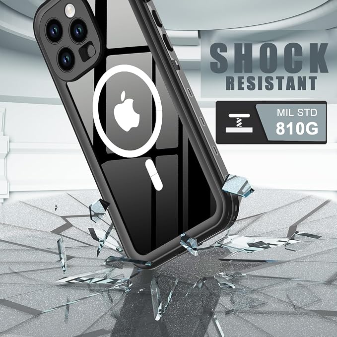 for iPhone 14 Pro Case Waterproof, Full-Body Hard Case Built-in - Image 4