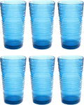Beaded 16 oz Durable Acrylic Jumbo Drinking Glasses, Shatter-Resistant and by AbodeHomewares-TheDesignDestinationforTabletopDrinkwareKitchenandPet