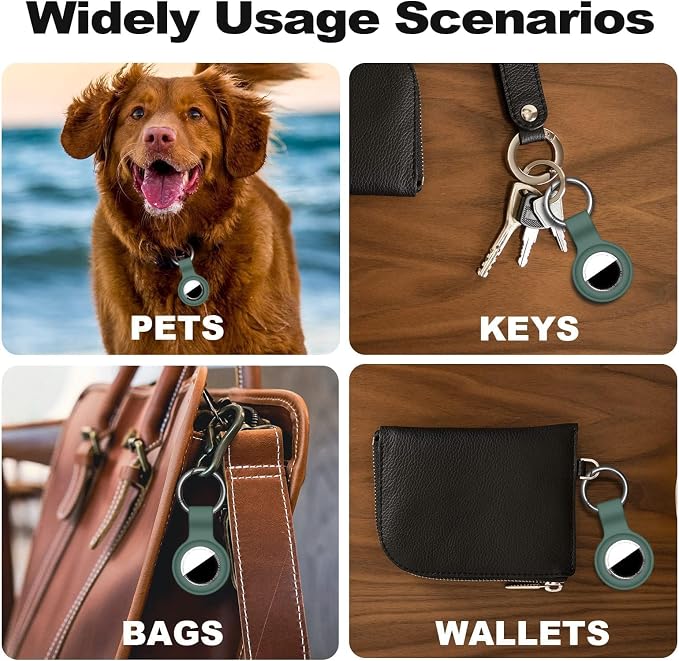Linsaner Compatible with AirTag Case Keychain - Image 5