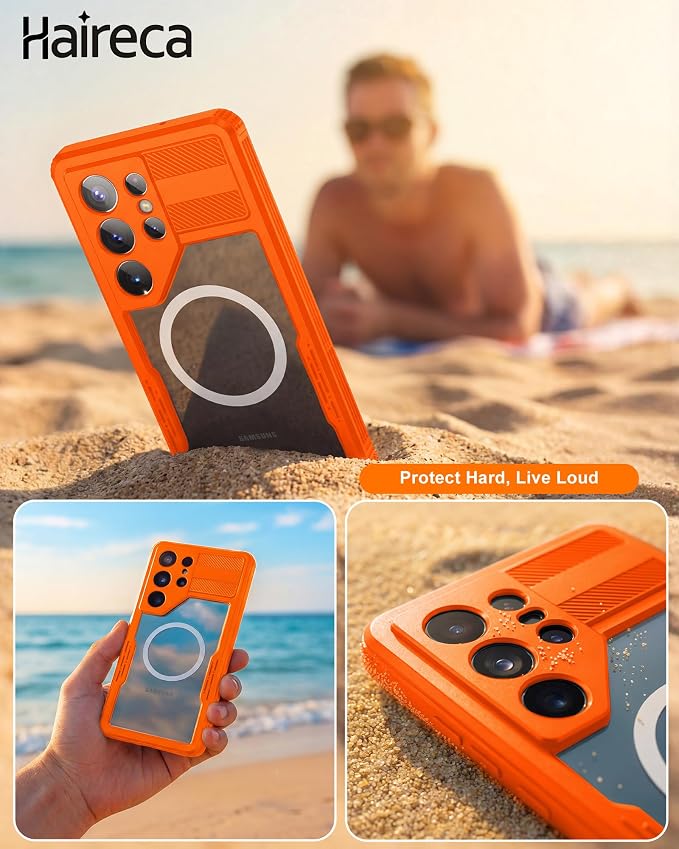 for Samsung Galaxy S26+ Plus Waterproof Case, Magnetic Heavy Duty Military - Image 6