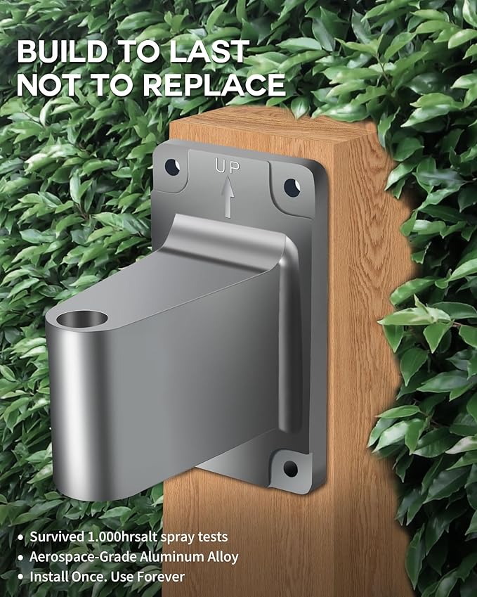 Retractable Garden Hose Reel 5/8 in x 100 ft Metal Bracket, 2025 Upgraded Dual Ratchet Lock UV & Freeze Protection Brass Seal Slow Retraction Anti-Tangle Hose 180°Swivel