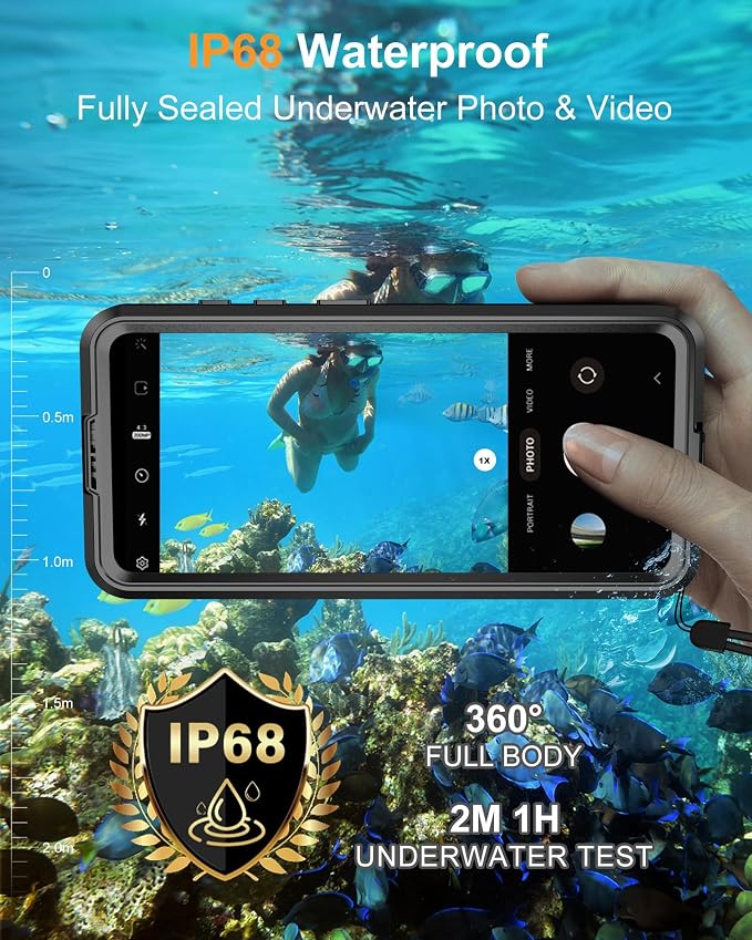 for Samsung Galaxy S26+ Plus Waterproof Case, Magnetic Heavy Duty Military - Image 3