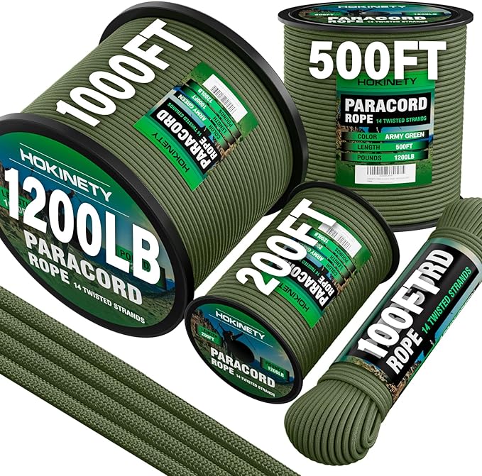 1200 Paracord Rope by HOKINETY