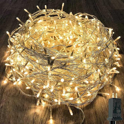 115FT 300LED Warm White Christmas String Fairy Lights Indoor/Outdoor, Waterproof by KAQ