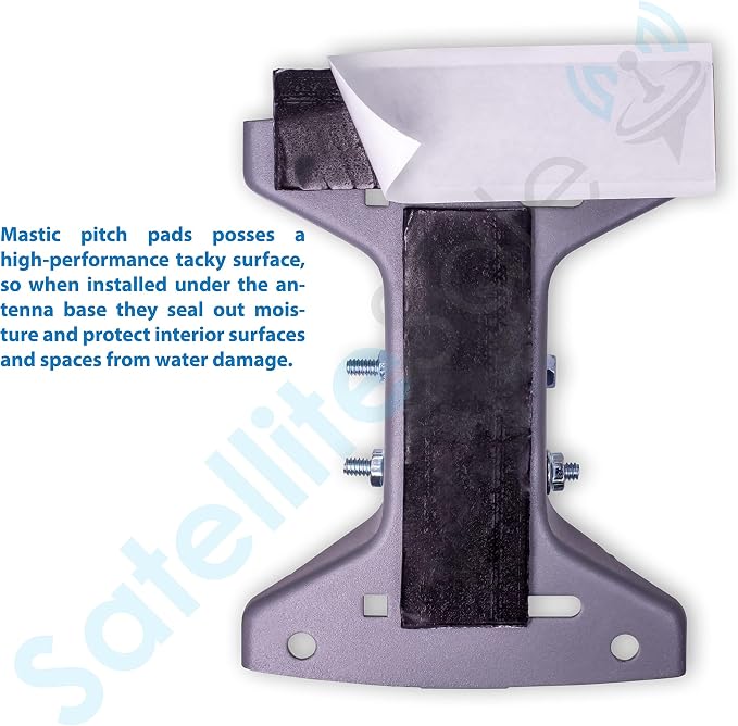 SatelliteSale Universal Roof Patch Kit 10x Zinc Plated Lag Bolts and 5X Mastic - Image 6
